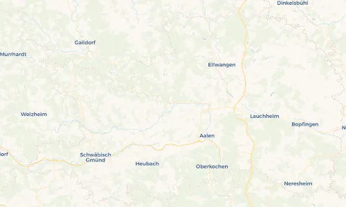Regenradar Vorschaubild - Aktuelle Niederschläge in Abtsgmünd und Umgebung