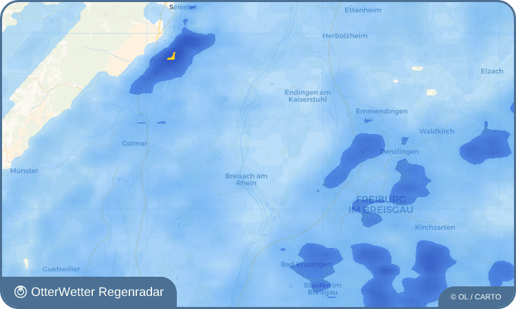 OtterWetter Regenradar-Widget Achkarren Kreuzmatten