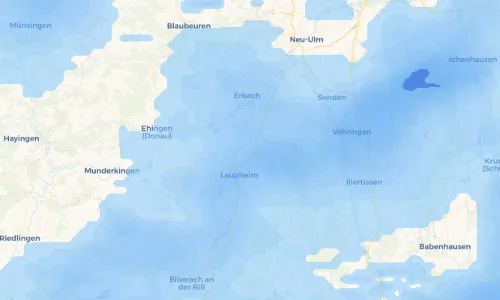 Regenradar Vorschaubild - Aktuelle Niederschläge in Achstetten und Umgebung