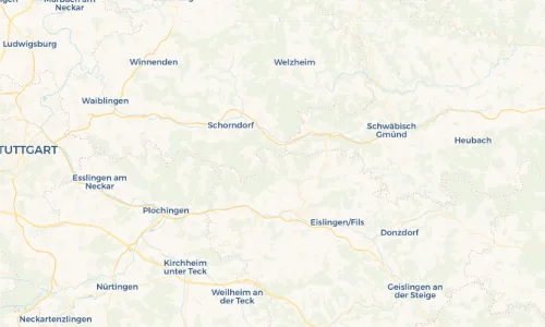 Regenradar-Vorschau: aktuelle Niederschläge in Adelberg und Umgebung