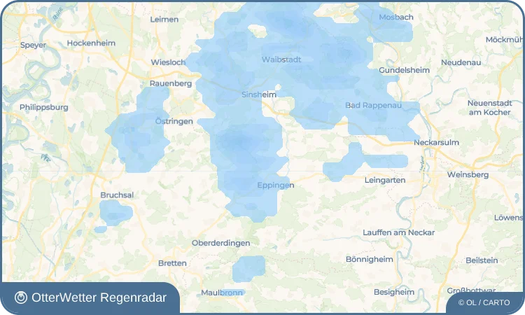 Wetter-Widget-Vorschau mit Vorhersagedaten für Adelshofen