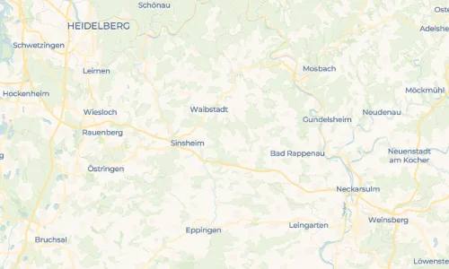 Regenradar Vorschaubild - Aktuelle Niederschläge in Adersbach und Umgebung