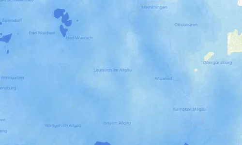 Regenradar Vorschaubild - Aktuelle Niederschläge in Adrazhofen und Umgebung