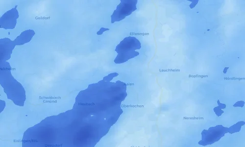 Regenradar Vorschaubild - Aktuelle Niederschläge in Affalterried und Umgebung