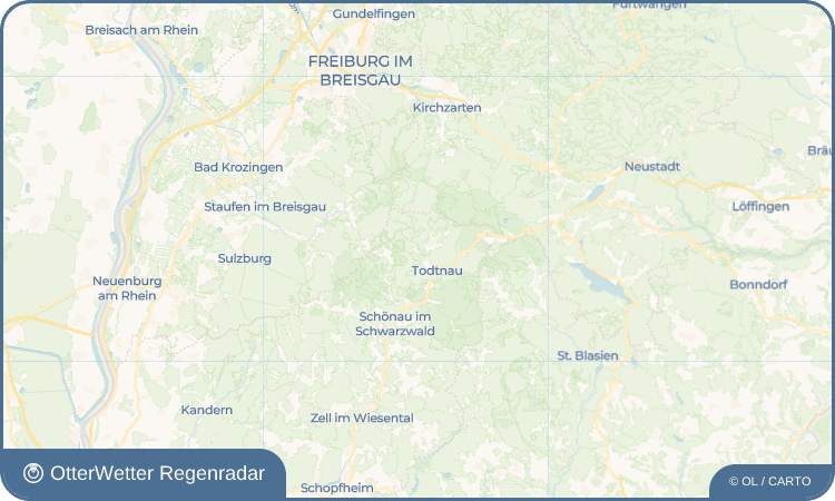 OtterWetter Regenradar-Widget Aftersteg