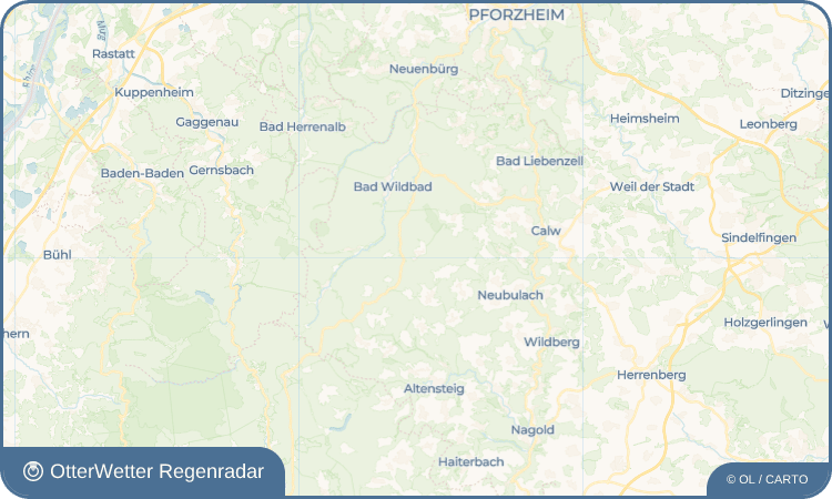 OtterWetter Regenradar-Widget Agenbach