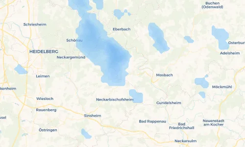 Regenradar Vorschaubild - Aktuelle Niederschläge in Aglasterhausen und Umgebung