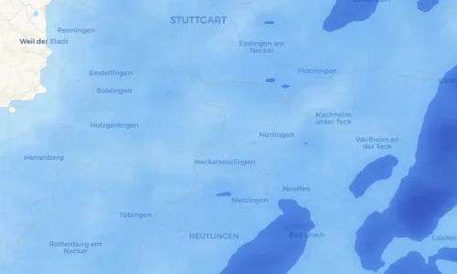 Regenradar Vorschaubild - Aktuelle Niederschläge in Aich und Umgebung