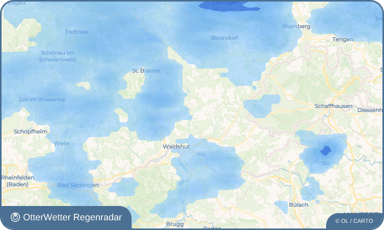 OtterWetter Regenradar-Widget Aichen
