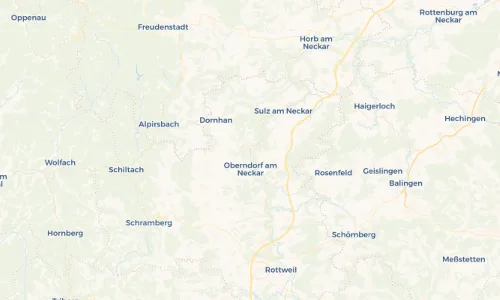 Regenradar-Vorschau: aktuelle Niederschläge in Aistaig und Umgebung