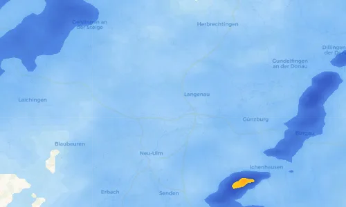Regenradar Vorschaubild - Aktuelle Niederschläge in Albeck und Umgebung