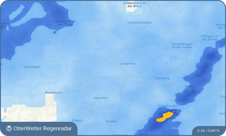 OtterWetter Regenradar-Widget Albeck