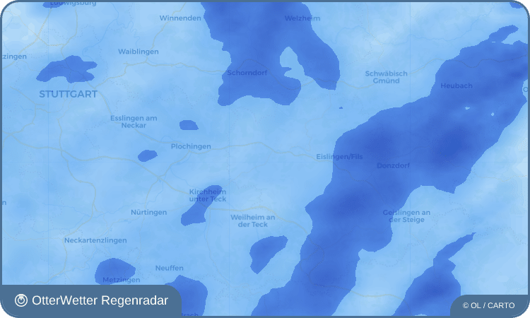 Widget-Vorschau für Albershausen Wetter-Widget-Vorschau mit Vorhersagedaten für Albershausen