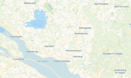 Regenradar Alberskirch: aktuelle Niederschläge in Alberskirch und Umgebung, Stand 24. Oktober 2026 um 18:15 Uhr