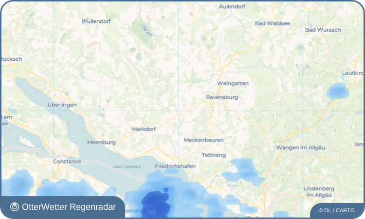 OtterWetter Regenradar-Widget Alberskirch