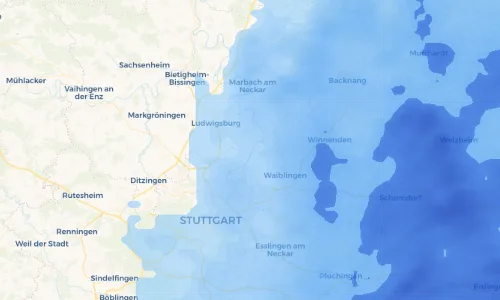 Regenradar Vorschaubild - Aktuelle Niederschläge in Aldingen und Umgebung