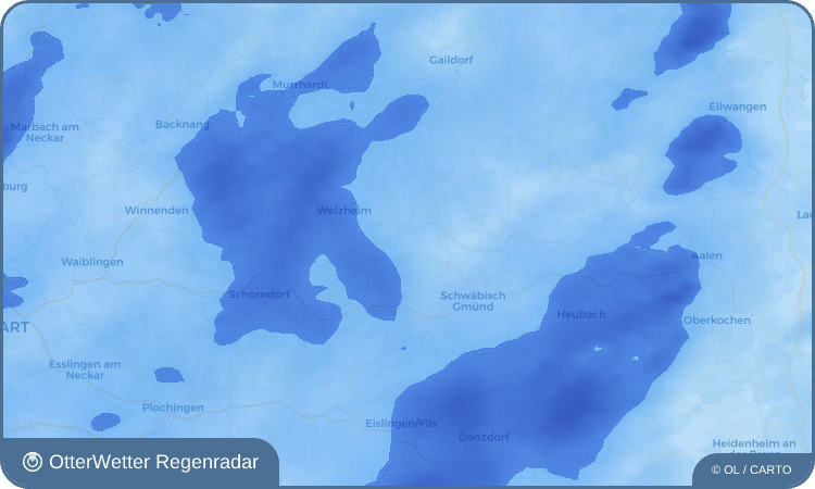OtterWetter Regenradar-Widget Alfdorf