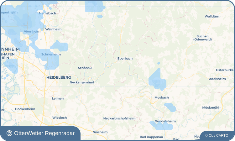 OtterWetter Regenradar-Widget Allemühl