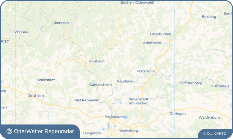 OtterWetter Regenradar-Widget Allfeld