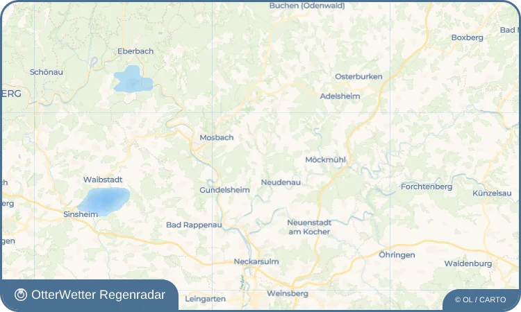 Wetter-Widget-Vorschau mit Vorhersagedaten für Allfeld
