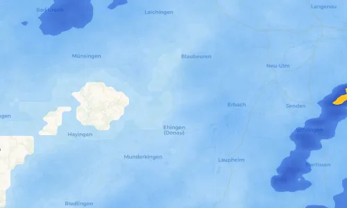 Regenradar Vorschaubild - Aktuelle Niederschläge in Allmendingen und Umgebung