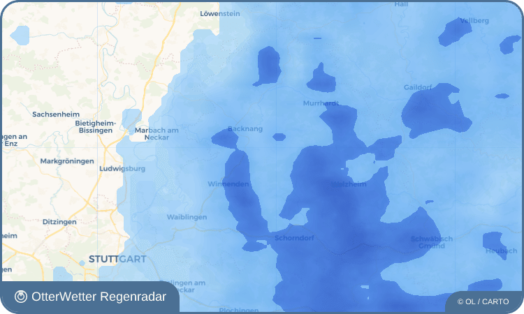 OtterWetter Regenradar-Widget Allmersbach im Tal
