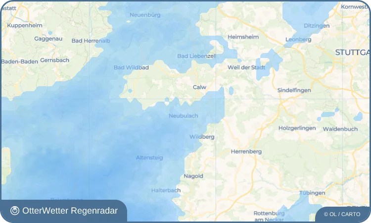 Widget-Vorschau für Altbulach Wetter-Widget-Vorschau mit Vorhersagedaten für Altbulach