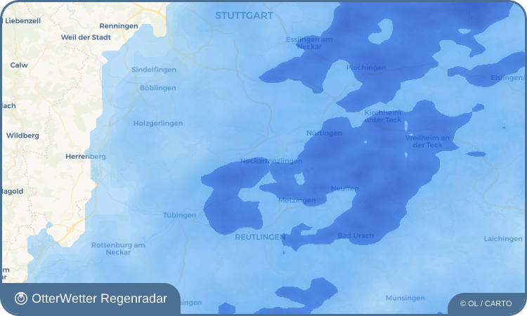 OtterWetter Regenradar-Widget Altenriet