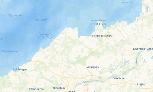 Regenradar-Vorschau: aktuelle Niederschläge in Altheim (Alb) und Umgebung