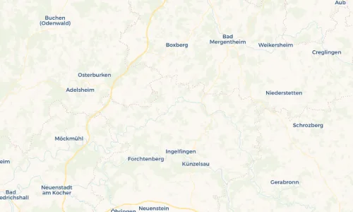 Regenradar Vorschaubild - Aktuelle Niederschläge in Altkrautheim und Umgebung
