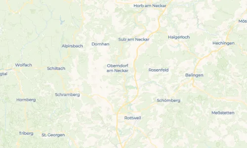 Regenradar Altoberndorf: aktuelle Niederschläge in Altoberndorf und Umgebung, Stand 28. Oktober 2026 um 3:10 Uhr
