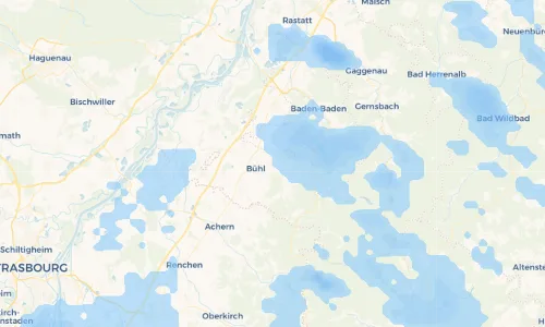 Regenradar Vorschaubild - Aktuelle Niederschläge in Altschweier und Umgebung