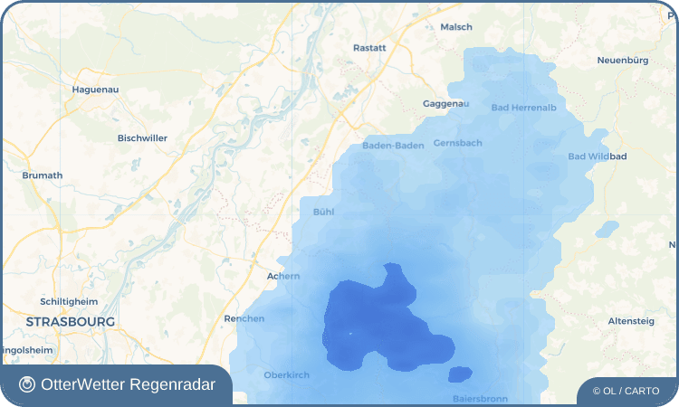 OtterWetter Regenradar-Widget Altschweier