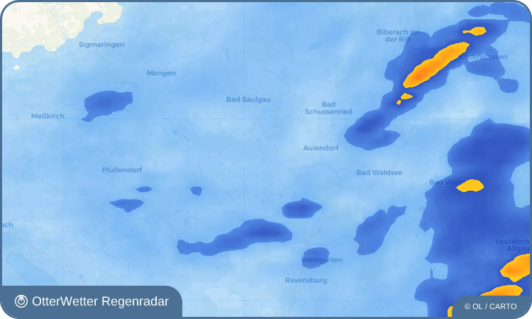 Widget-Vorschau für Altshausen Wetter-Widget-Vorschau mit Vorhersagedaten für Altshausen