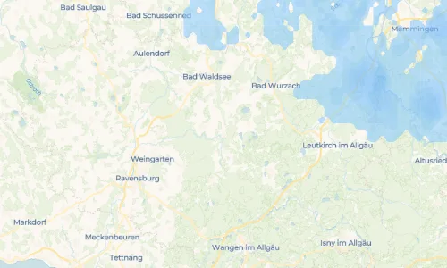 Regenradar Alttann: aktuelle Niederschläge in Alttann und Umgebung, Stand 20. Oktober 2026 um 18:55 Uhr