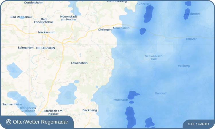 OtterWetter Regenradar-Widget Ammertsweiler