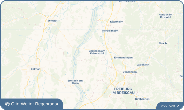 OtterWetter Regenradar-Widget Amoltern