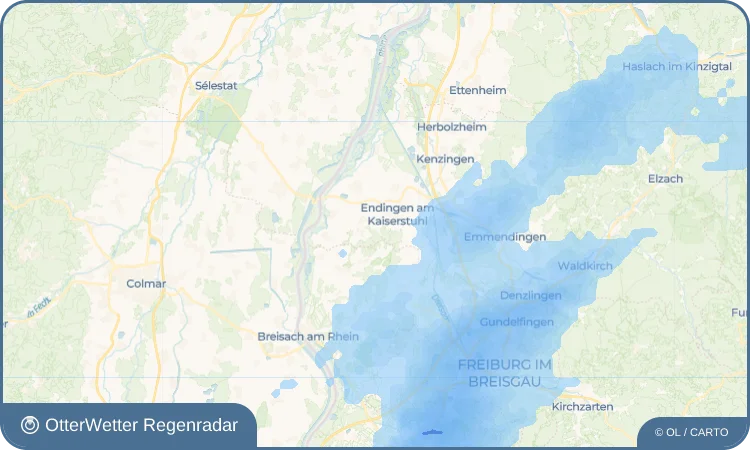 Wetter-Widget-Vorschau mit Vorhersagedaten für Amoltern
