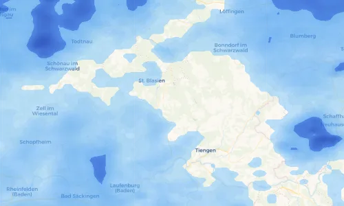 Regenradar Vorschaubild - Aktuelle Niederschläge in Amrigschwand und Umgebung
