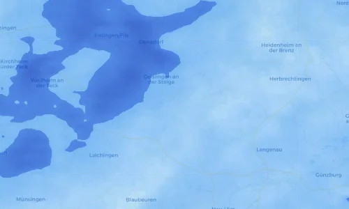 Regenradar Vorschaubild - Aktuelle Niederschläge in Amstetten und Umgebung