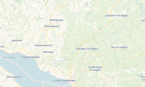 Regenradar Vorschaubild - Aktuelle Niederschläge in Amtzell und Umgebung
