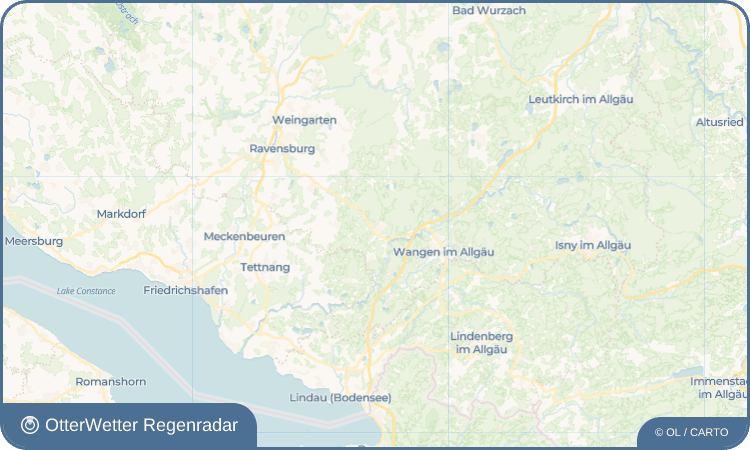 OtterWetter Regenradar-Widget Amtzell