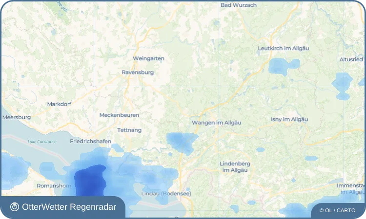 Widget-Vorschau für Amtzell Wetter-Widget-Vorschau mit Vorhersagedaten für Amtzell