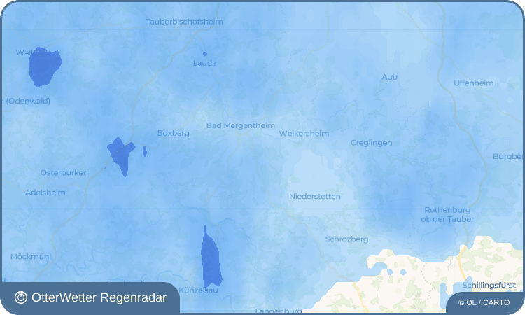 OtterWetter Regenradar-Widget Apfelbach