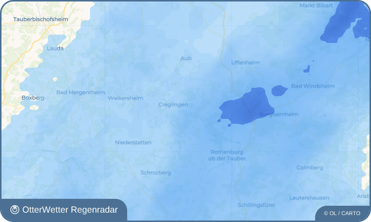 OtterWetter Regenradar-Widget Archshofen