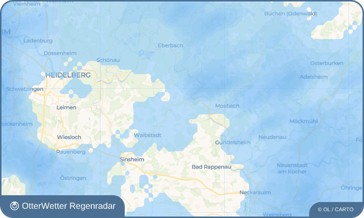 OtterWetter Regenradar-Widget Asbach