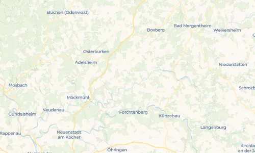 Regenradar Vorschaubild - Aktuelle Niederschläge in Aschhausen und Umgebung