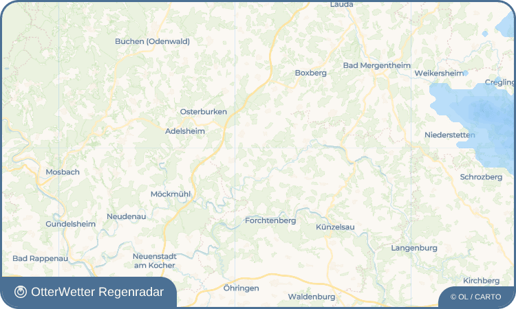 OtterWetter Regenradar-Widget Aschhausen