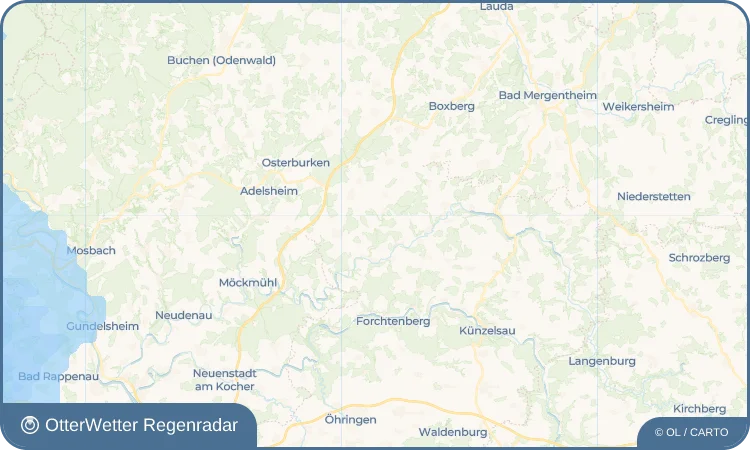 Widget-Vorschau für Aschhausen Wetter-Widget-Vorschau mit Vorhersagedaten für Aschhausen