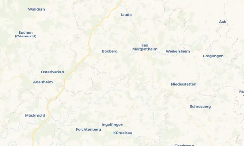 Regenradar-Vorschau: aktuelle Niederschläge in Assamstadt und Umgebung